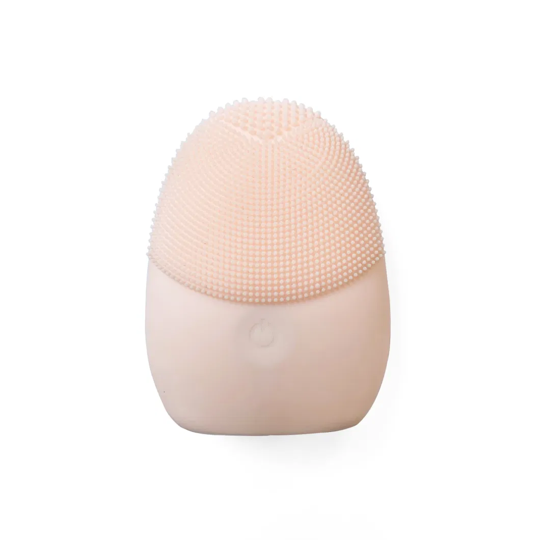 Sonic Silicone Facial Brush Facial Cleansing Brush Silicone Facial Cleaner Sonic Vibration Facial Brush