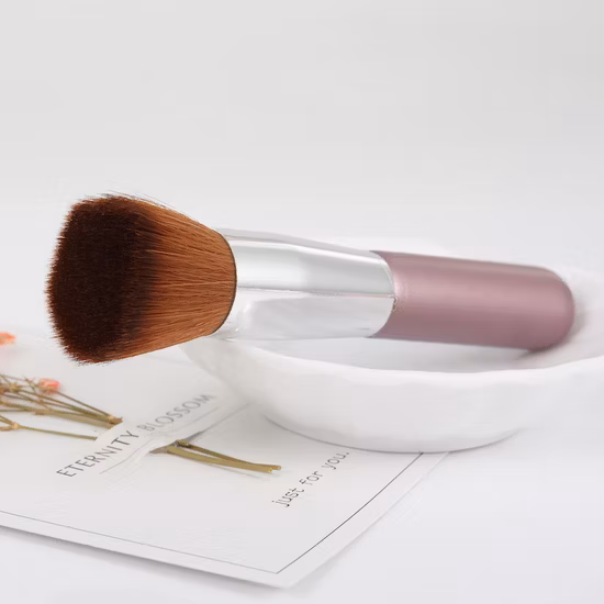 Кисть для макияжа с плоской вершиной Кисть Кабуки для растушевки лица, жидкости, крема, полировки, нанесения штрихов, консилера или безупречной пудры Косметика